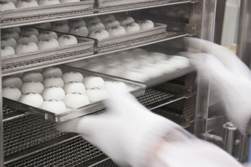 ふかしたての一口まんじゅう